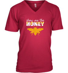 Show Me The Honey Beekeeper Beekeeping Honeybee Tees T Shirt V-Neck T-Shirt V-Neck T-Shirt - Eddytshirt