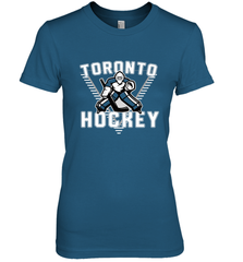 Old School Toronto Hockey Retro 90s Premium Women's T-Shirt Premium Women's T-Shirt - Eddytshirt