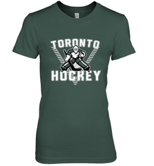 Old School Toronto Hockey Retro 90s Premium Women's T-Shirt Premium Women's T-Shirt - Eddytshirt