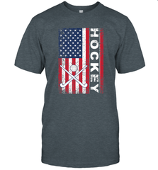 USA American Flag Hockey Player Perfect Gift T-Shirt T-Shirt - Eddytshirt