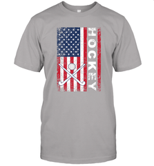 USA American Flag Hockey Player Perfect Gift T-Shirt T-Shirt - Eddytshirt