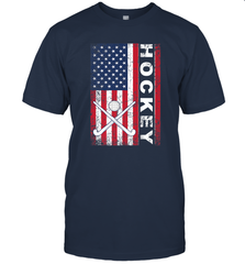 USA American Flag Hockey Player Perfect Gift T-Shirt T-Shirt - Eddytshirt