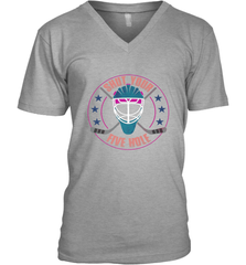 Shut Your Five Hole T Shirt  Funny Goalie Ice Hockey Gifts V-Neck T-Shirt V-Neck T-Shirt - Eddytshirt
