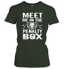 Meet Me In The Penalty Box Shirt  Funny Hockey Women's T-Shirt Women's T-Shirt - Eddytshirt