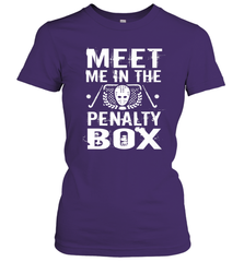 Meet Me In The Penalty Box Shirt  Funny Hockey Women's T-Shirt Women's T-Shirt - Eddytshirt
