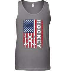 USA American Flag Hockey Player Perfect Gift Tank Top Tank Top - Eddytshirt