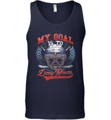 My Goal Is To Deny Yours Hockey Defender Tank Top Tank Top - Eddytshirt
