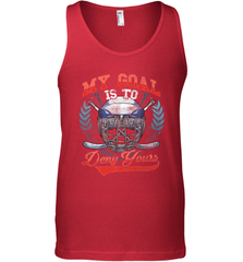 My Goal Is To Deny Yours Hockey Defender Tank Top Tank Top - Eddytshirt