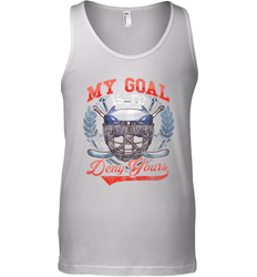 My Goal Is To Deny Yours Hockey Defender Tank Top