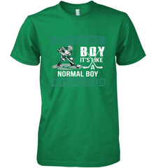I'm A Hockey Boy It's Like A Normal Boy But Much Cooler Premium Men's T-Shirt Premium Men's T-Shirt - Eddytshirt