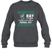 I'm A Hockey Boy It's Like A Normal Boy But Much Cooler Sweatshirt Sweatshirt - Eddytshirt
