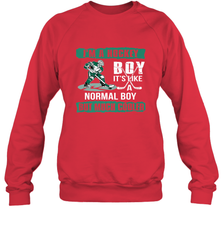 I'm A Hockey Boy It's Like A Normal Boy But Much Cooler Sweatshirt Sweatshirt - Eddytshirt