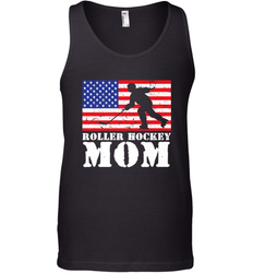 USA American Distressed Flag Roller Hockey Mom Women For Her Tank Top