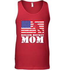 USA American Distressed Flag Roller Hockey Mom Women For Her Tank Top Tank Top - Eddytshirt