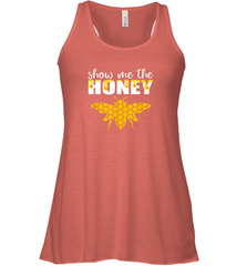 Show Me The Honey Beekeeper Beekeeping Honeybee Tees T Shirt Racerback Tank Racerback Tank - Eddytshirt