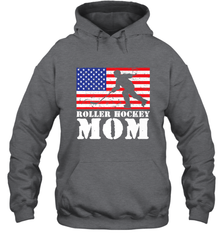 USA American Distressed Flag Roller Hockey Mom Women For Her Hoodie Hoodie - Eddytshirt