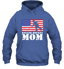 USA American Distressed Flag Roller Hockey Mom Women For Her Hoodie Hoodie - Eddytshirt
