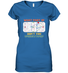 What Part Of Ice Hockey Don't You Understand Hockey Fans Women's V-Neck T-Shirt Women's V-Neck T-Shirt - Eddytshirt