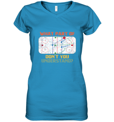 What Part Of Ice Hockey Don't You Understand Hockey Fans Women's V-Neck T-Shirt Women's V-Neck T-Shirt - Eddytshirt