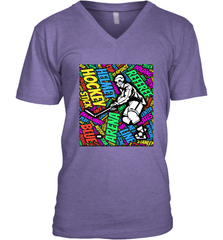 This hockey player makes great gift V-Neck T-Shirt V-Neck T-Shirt - Eddytshirt