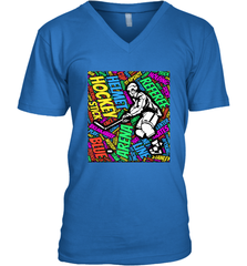 This hockey player makes great gift V-Neck T-Shirt V-Neck T-Shirt - Eddytshirt