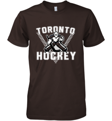 Old School Toronto Hockey Retro 90s Premium Men's T-Shirt Premium Men's T-Shirt - Eddytshirt
