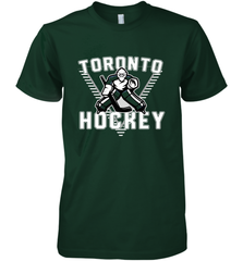 Old School Toronto Hockey Retro 90s Premium Men's T-Shirt Premium Men's T-Shirt - Eddytshirt