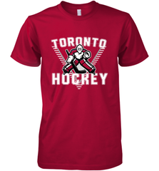 Old School Toronto Hockey Retro 90s Premium Men's T-Shirt Premium Men's T-Shirt - Eddytshirt