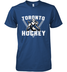 Old School Toronto Hockey Retro 90s Premium Men's T-Shirt Premium Men's T-Shirt - Eddytshirt