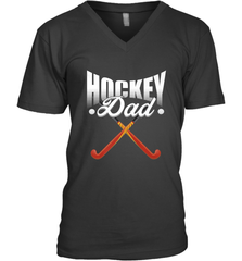 Mens Field Hockey Funny Slogan Pun Gift  Hockey Dad V-Neck T-Shirt V-Neck T-Shirt - Eddytshirt