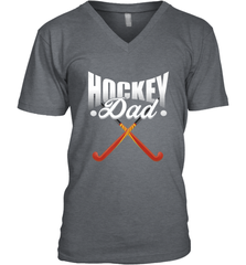 Mens Field Hockey Funny Slogan Pun Gift  Hockey Dad V-Neck T-Shirt V-Neck T-Shirt - Eddytshirt