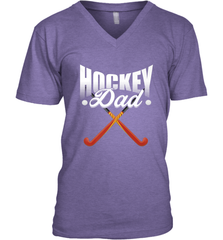 Mens Field Hockey Funny Slogan Pun Gift  Hockey Dad V-Neck T-Shirt V-Neck T-Shirt - Eddytshirt