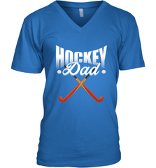 Mens Field Hockey Funny Slogan Pun Gift  Hockey Dad V-Neck T-Shirt V-Neck T-Shirt - Eddytshirt