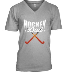 Mens Field Hockey Funny Slogan Pun Gift  Hockey Dad V-Neck T-Shirt V-Neck T-Shirt - Eddytshirt