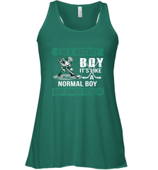 I'm A Hockey Boy It's Like A Normal Boy But Much Cooler Racerback Tank Racerback Tank - Eddytshirt