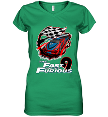 The fast and the furious 9 Women's V-Neck T-Shirt Women's V-Neck T-Shirt - Eddytshirt