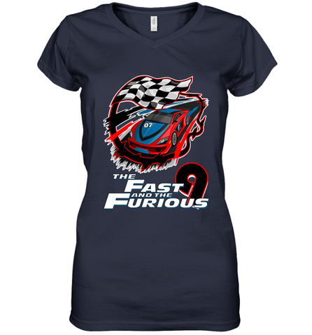The fast and the furious 9 Women's V-Neck T-Shirt