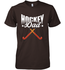Mens Field Hockey Funny Slogan Pun Gift  Hockey Dad Premium Men's T-Shirt Premium Men's T-Shirt - Eddytshirt