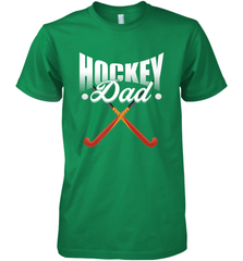Mens Field Hockey Funny Slogan Pun Gift  Hockey Dad Premium Men's T-Shirt Premium Men's T-Shirt - Eddytshirt