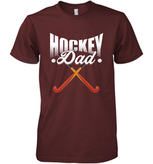 Mens Field Hockey Funny Slogan Pun Gift  Hockey Dad Premium Men's T-Shirt Premium Men's T-Shirt - Eddytshirt
