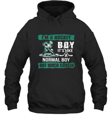 I'm A Hockey Boy It's Like A Normal Boy But Much Cooler Hoodie Hoodie - Eddytshirt