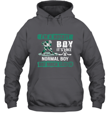 I'm A Hockey Boy It's Like A Normal Boy But Much Cooler Hoodie Hoodie - Eddytshirt