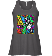 This hockey player makes great gift Racerback Tank Racerback Tank - Eddytshirt