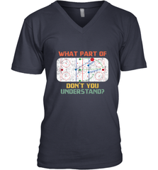 What Part Of Ice Hockey Don't You Understand Hockey Fans V-Neck T-Shirt V-Neck T-Shirt - Eddytshirt