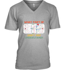 What Part Of Ice Hockey Don't You Understand Hockey Fans V-Neck T-Shirt V-Neck T-Shirt - Eddytshirt