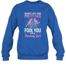 Ice Hockey Sport Hockey Girl Game Player Sweatshirt Sweatshirt - Eddytshirt