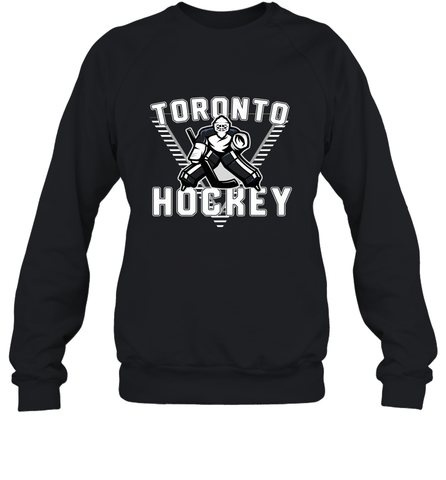 Old School Toronto Hockey Retro 90s Sweatshirt Sweatshirt / Black / S Sweatshirt - Eddytshirt