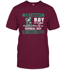 I'm A Hockey Boy It's Like A Normal Boy But Much Cooler T-Shirt T-Shirt - Eddytshirt