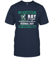 I'm A Hockey Boy It's Like A Normal Boy But Much Cooler T-Shirt T-Shirt - Eddytshirt