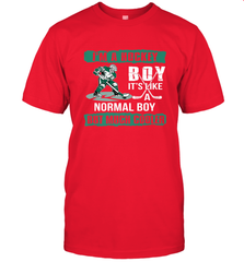 I'm A Hockey Boy It's Like A Normal Boy But Much Cooler T-Shirt T-Shirt - Eddytshirt